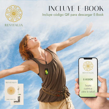 Tarjeta cuántica - Incluido: (Cordón ionizado + Guía de Regalo+ Certificado)